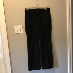 Gap black pants curvy chinos